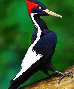 Woodpecker Bird Animal paint by numbers