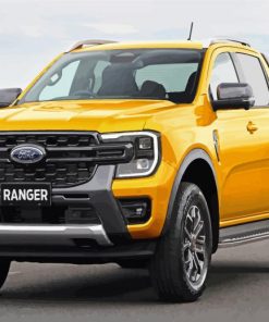 Yellow Ford Ranger Paint By Number