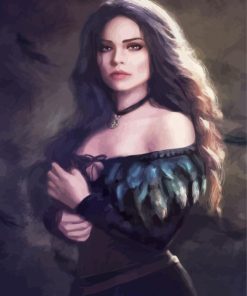 Yennefer Witcher paint by numbers