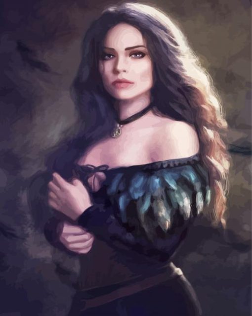 Yennefer Witcher paint by numbers