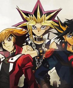 Yu Gi Oh Manga Anime Characters Paint By Number