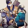 Zabuza and Haku paint by numbers