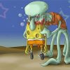 Zombie Squidward Paint By Number