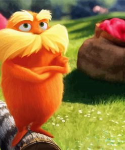 Aesthetic Lorax paint by numbers