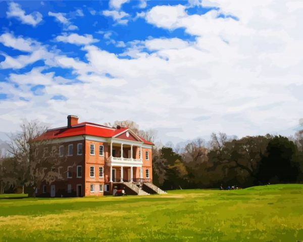 Aesthetic Drayton Hall Paint By Number