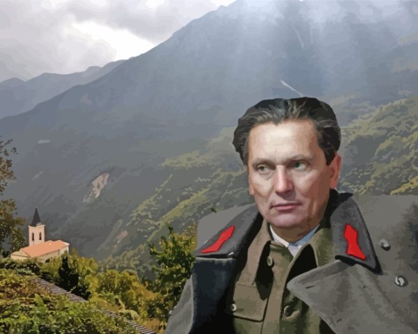Aesthetic Josip Broz Tito illustration Paint By Number