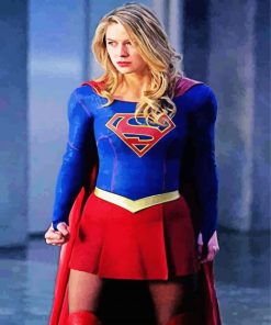 Aesthetic Supergirl Serie paint by numbers