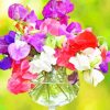 Aesthetic Sweetpea Bouquet Paint By Number