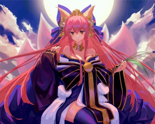 Japanese Tamamo No Mae Paint By Number