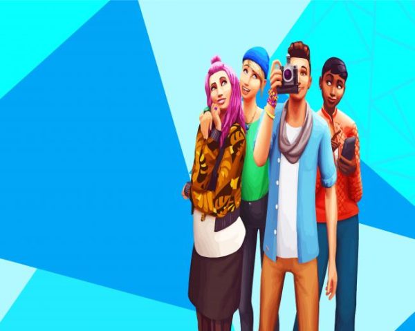 Aesthetic The Sims paint by numbers