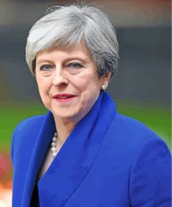 Aesthetic Theresa May Paint By Number