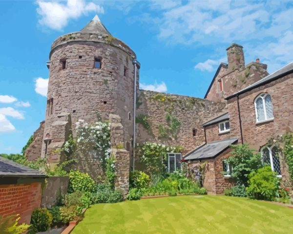Aesthetic Tiverton Castle Paint By Number