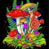 Aesthetic Toadstools Illustration Paint By Number