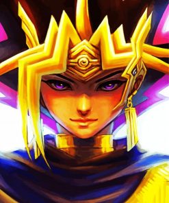 Aesthetic Yugi Muto Anime Manga paint by numbers