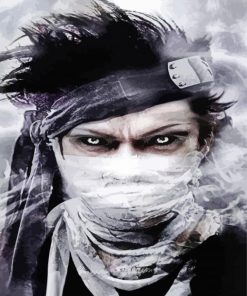 Aesthetic Zabuza paint by numbers