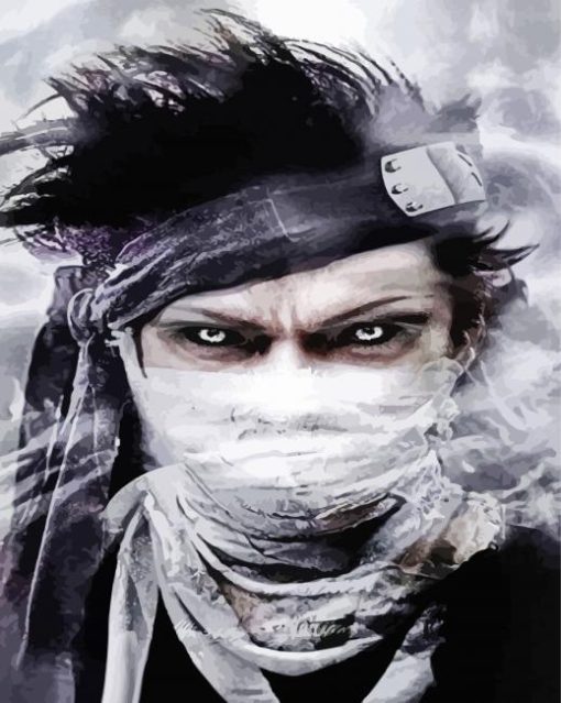 Aesthetic Zabuza paint by numbers