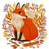 Aesthetic Fox paint by numbers