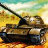 Aesthetic Military Tank paint by numbers