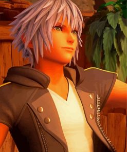 Aesthetic Riku kingdom Hearts Paint By Number