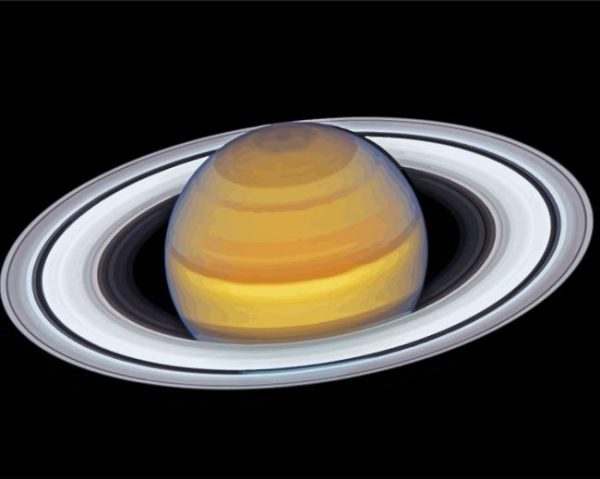 Aesthetic Saturn paint by numbers