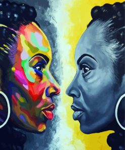 Twin Women Art Paint By Number