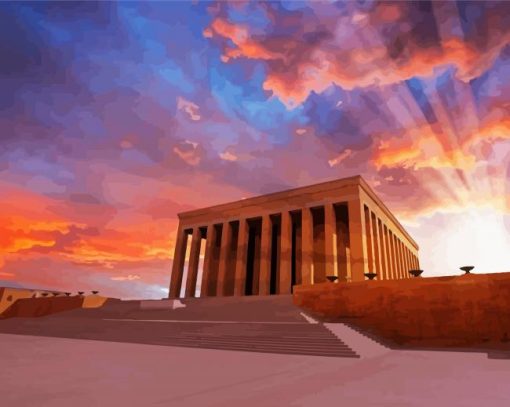 Mausoleum Anitkabir Paint By Number