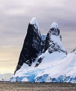 Antarctica Glacier Mountains Paint By Number