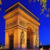 Arc de Triomphe Paris paint by numbers