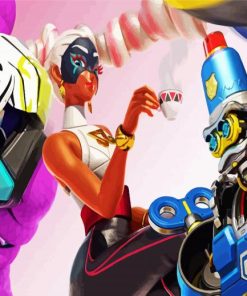 Arms Characters paint by numbers