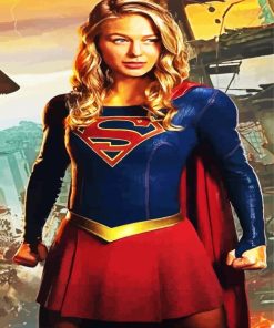 Beautiful Supergirl paint by numbers