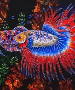 Betta Fish Paint By Number