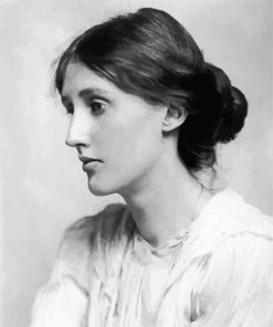 The Black And White Virginia Woolf Paint By Number