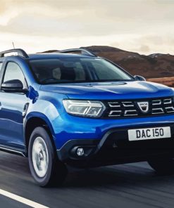 Blue Dacia Duster Paint By Number