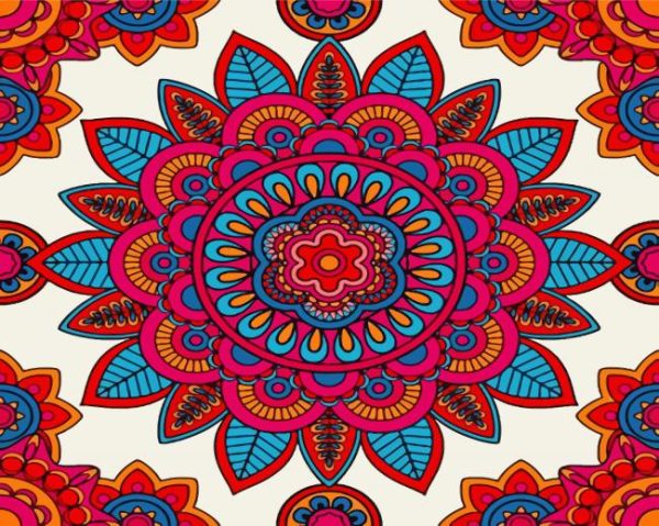 Boho Mandala paint by numbers
