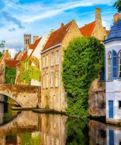 Bruges River Paint By Number