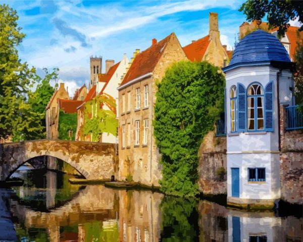 Bruges River Paint By Number