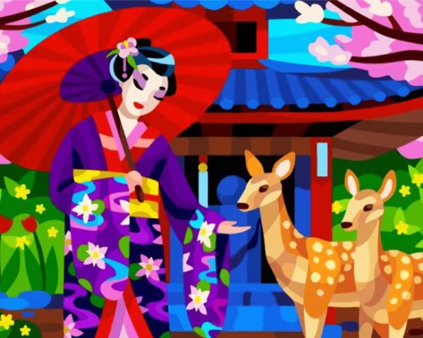 Deco Chinese Lady Paint By Number