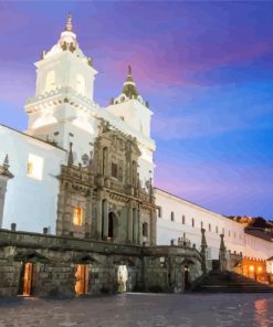 Church of Saint Francis Quito Ecuador paint by numbers