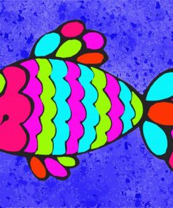 Colorful Fish Paint By Number