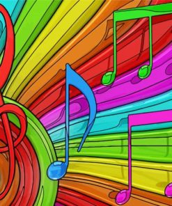 Colorful Music Paint By Number