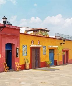 Colorful Oaxaca Mexico paint by numbers