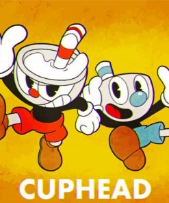 Cuphead Game Poster Paint By Number