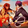 Cute Noragami Anime paint by numbers