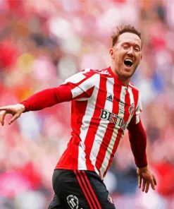 Footballer Player Aiden McGeady paint by numbers