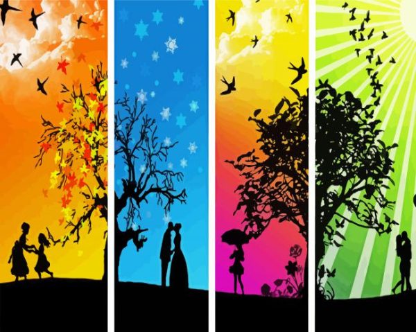 Four Seasons Art Paint By Number