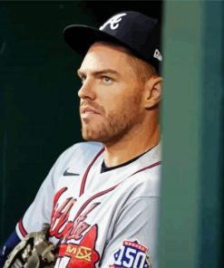 Freddie Freeman Atlanta Braves Paint By Number