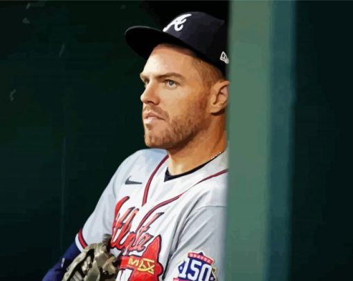 Freddie Freeman Atlanta Braves Paint By Number