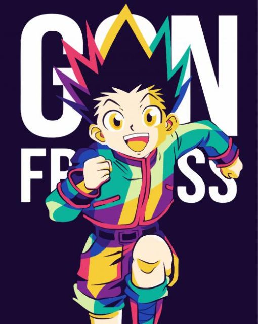 Gon Freecss Pop Art paint by numbers