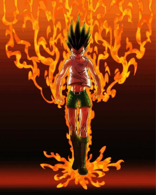 Gon Freecss Art paint by numbers