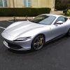 Grey Ferrari Roma Sport Car paint by numbers